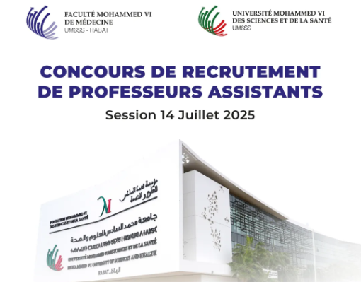 Recrutement de Professeurs Assistants en Médecine